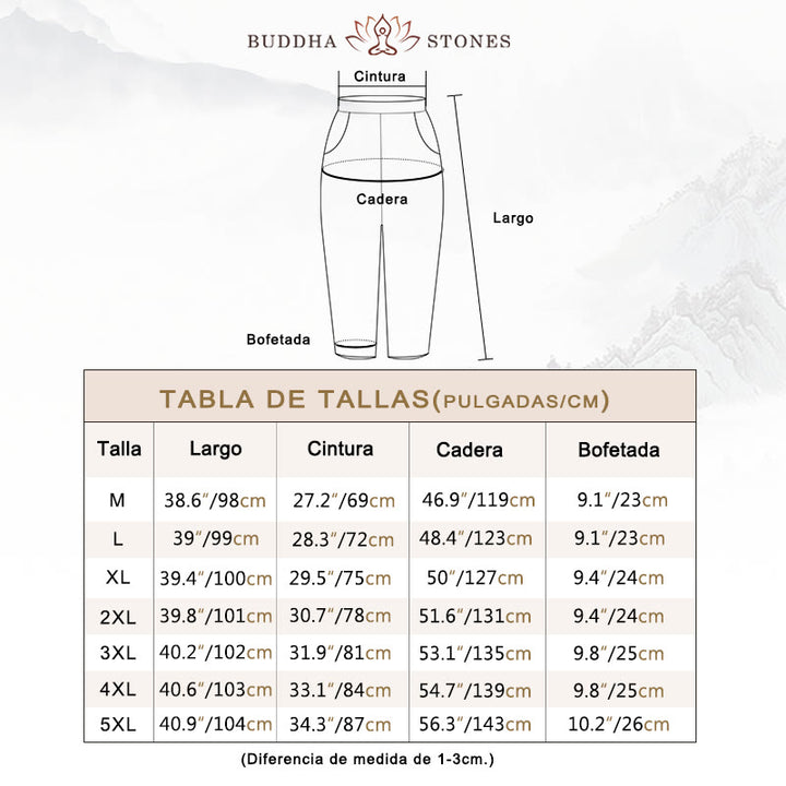 Pantalones harén de algodón para hombre con estampado de pájaros, grafiti, rojo y marrón, con Buddha Stones y bolsillos - image 6