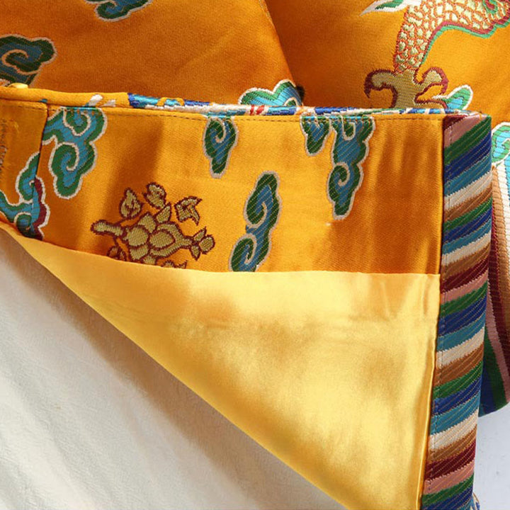 Traje Tang con botones de rana y bordado de dragón con Buddha Stones y Año Nuevo chino para hombre, chaqueta y camisa - image 6