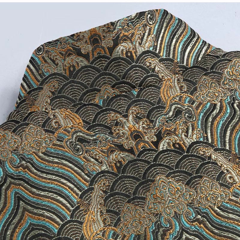 Traje Tang con Buddha Stones y bolsillos para hombre