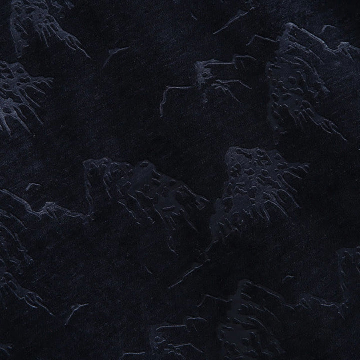 Traje Tang para hombre, chaqueta, camisa y bolsillos, con estampado de paisaje de Año Nuevo chino y Buddha Stones, hecho a mano, con botones de rana - image 11