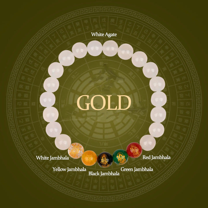 Buddha Stones Jambhala - Oro (Circunferencia de la muñeca: 14-16 cm) - image 0