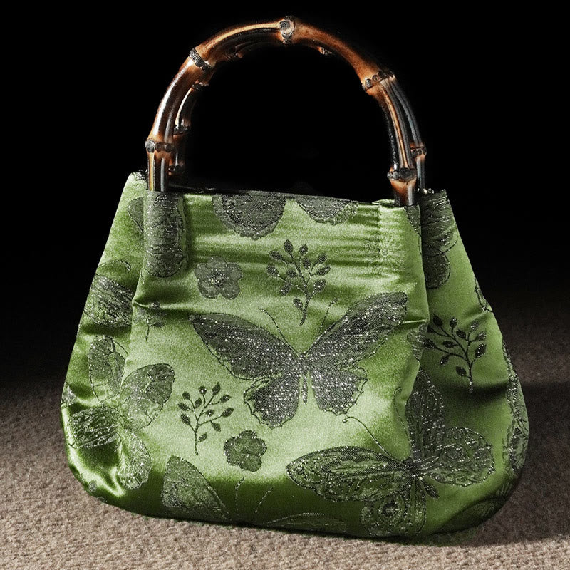 Bolso bandolera con cadena de metal y asa de bambú con diseño de Buddha Stones - image 7