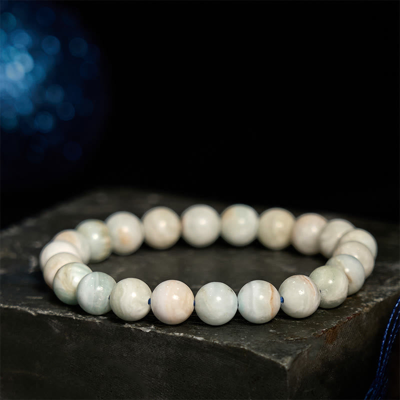 Pulsera de energía calmada de hemimorfita de Buddha Stones