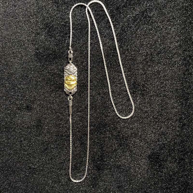 Collar con colgante de riqueza de Avalokiteśvara, Guanyin Kwan Yin de mil brazos y plata de ley 925 con Buddha Stones - image 21