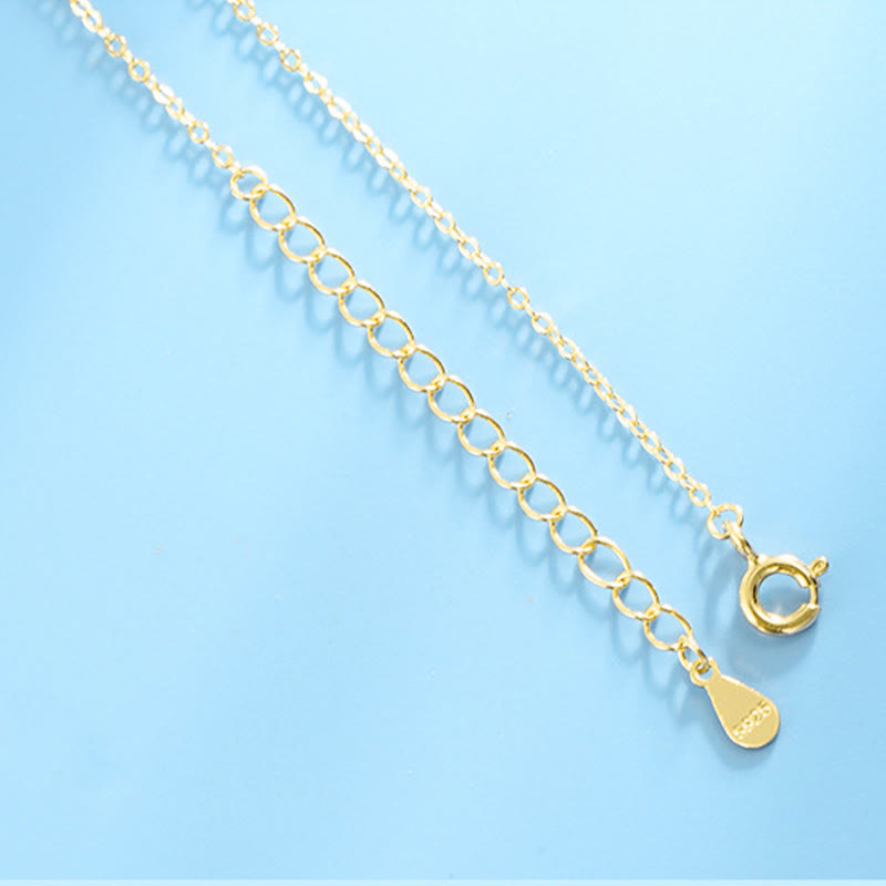 Collar con colgante de hoja de ginkgo con hebilla de paz de plata de ley 925 y jade hetiano de Buddha Stones - image 1