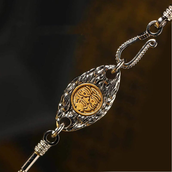 Collar con colgante de riqueza de Avalokiteśvara, Guanyin Kwan Yin de mil brazos y plata de ley 925 con Buddha Stones - image 18