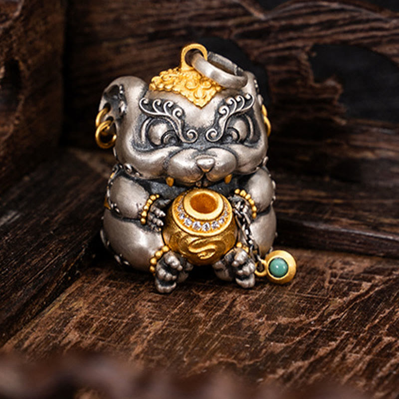 Buddha Stones y protección contra ratas escupidoras de tesoros tibetanos