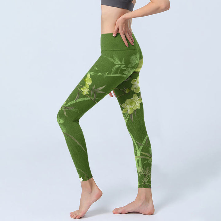 Leggings de yoga para mujer con estampado de Buddha Stones - image 2