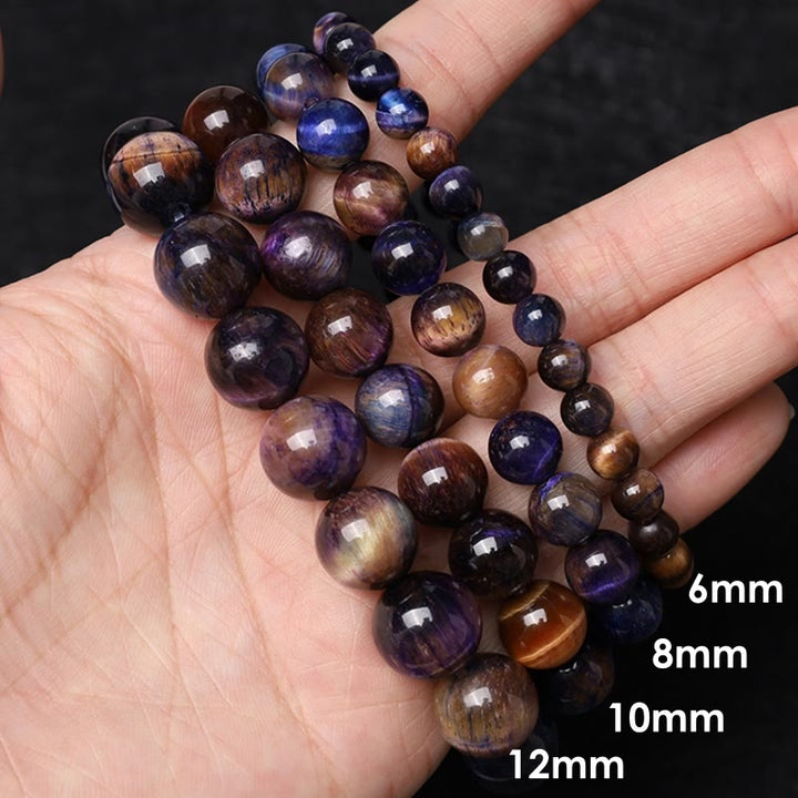 Pulsera de confianza con varias Buddha Stones y ojo de tigre - image 3