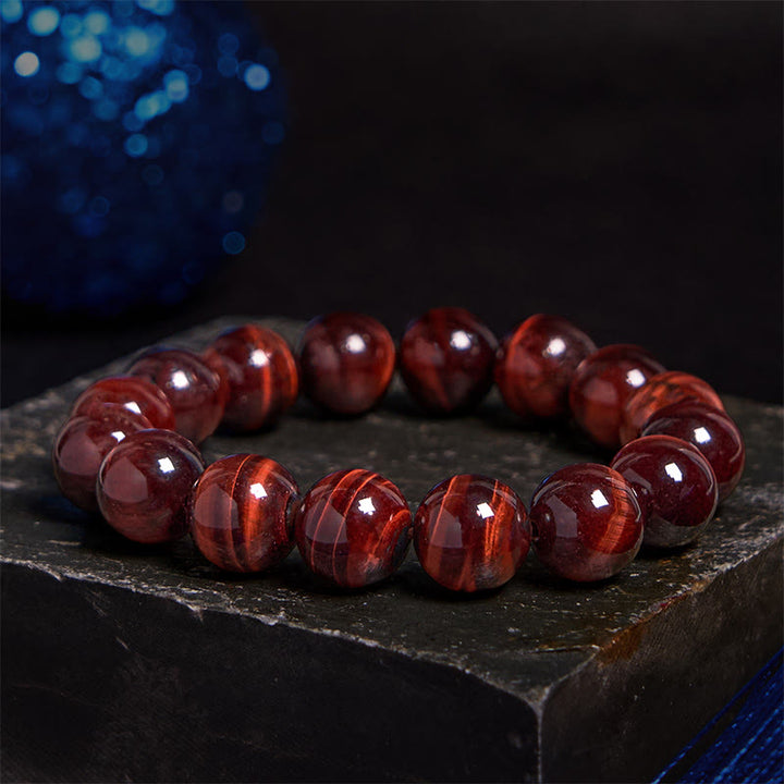 Pulsera de confianza con varias Buddha Stones y ojo de tigre - image 30