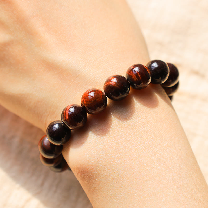 Pulsera de confianza con varias Buddha Stones y ojo de tigre - image 28