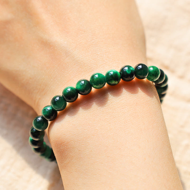 Pulsera de confianza con varias Buddha Stones y ojo de tigre - image 35