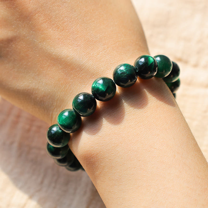 Pulsera de confianza con varias Buddha Stones y ojo de tigre - image 40