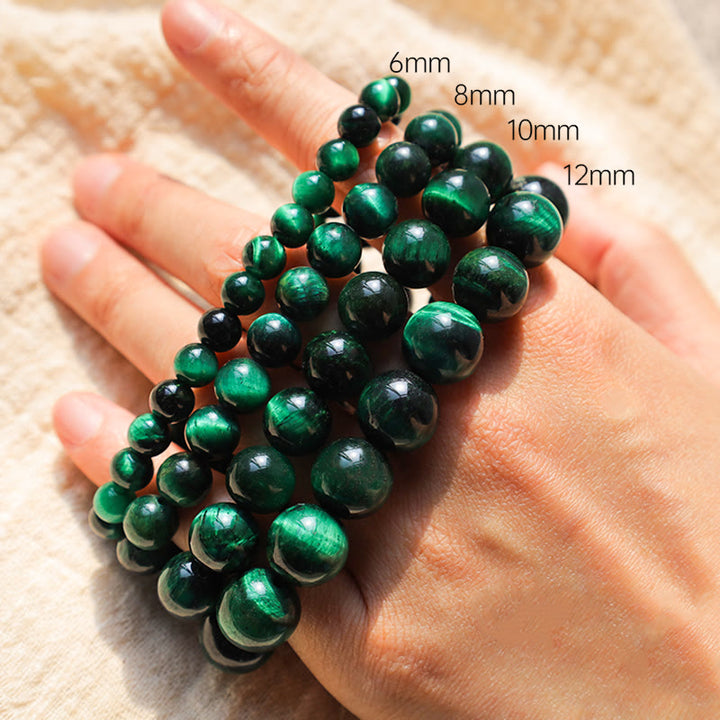 Pulsera de confianza con varias Buddha Stones y ojo de tigre - image 34