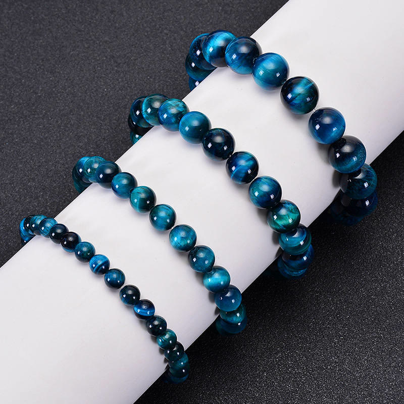 Pulsera de confianza con varias Buddha Stones y ojo de tigre - image 47
