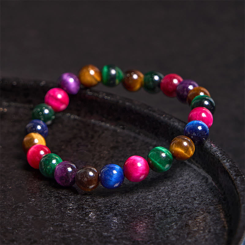 Pulsera de confianza con varias Buddha Stones y ojo de tigre - image 71
