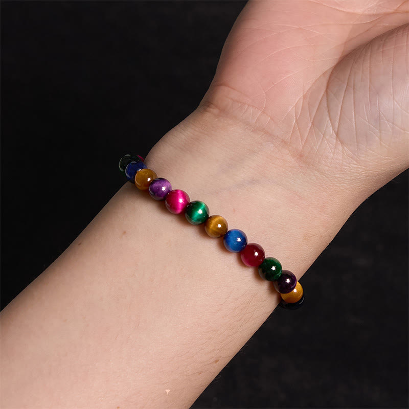 Pulsera de confianza con varias Buddha Stones y ojo de tigre - image 65