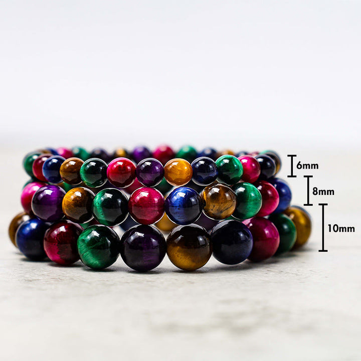 Pulsera de confianza con varias Buddha Stones y ojo de tigre - image 78