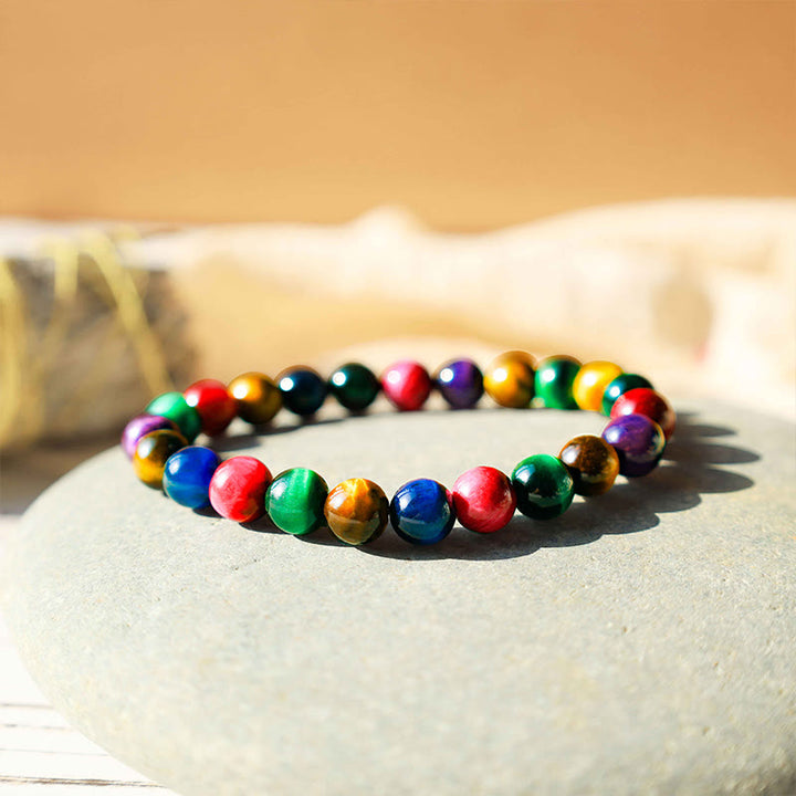 Pulsera de confianza con varias Buddha Stones y ojo de tigre - image 69