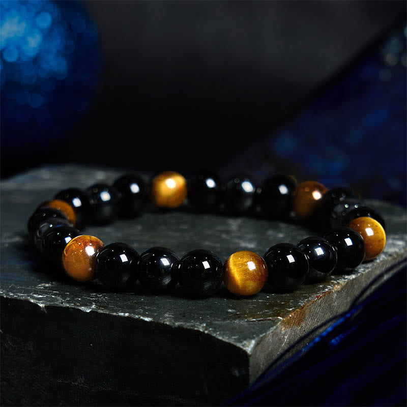 Pulsera de confianza con varias Buddha Stones y ojo de tigre - image 82