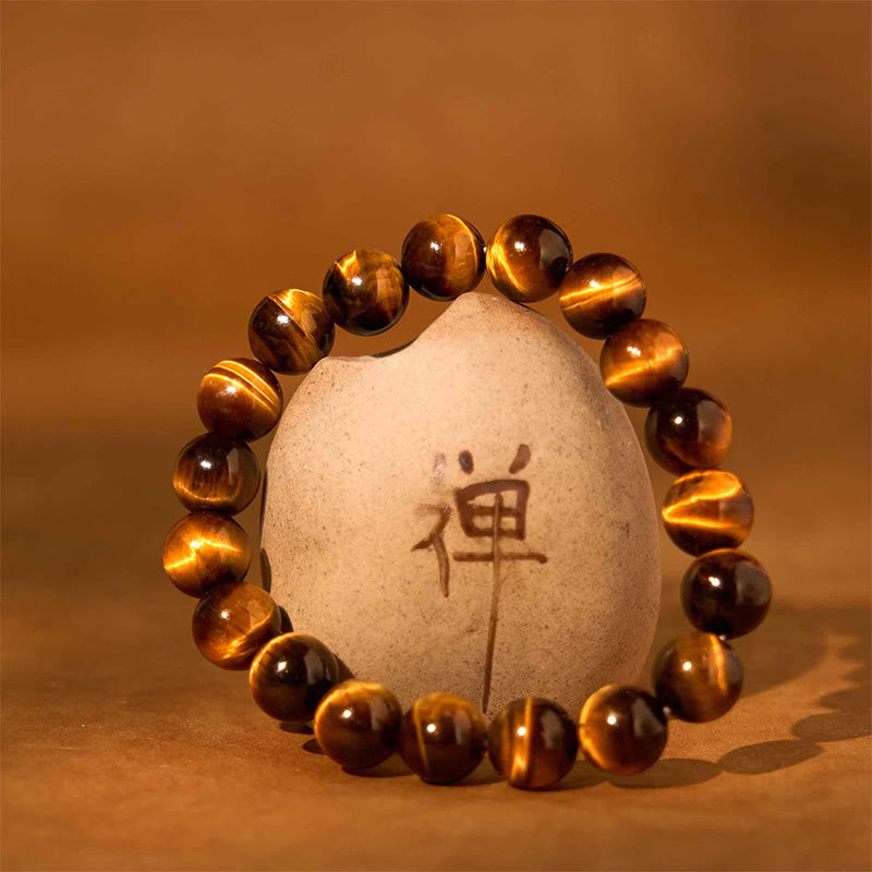 Pulsera de confianza con varias Buddha Stones y ojo de tigre - image 116