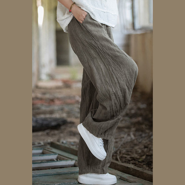 Buddha Stones Retro Tie Dye Harem Pantalones Casual Mujer Yoga Pantalones Con Bolsillos - image 18