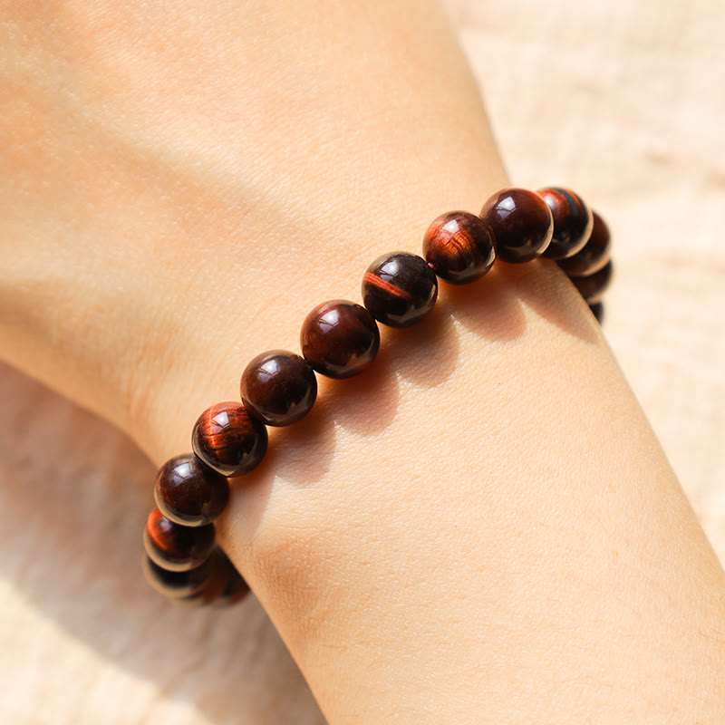 Pulsera de confianza con varias Buddha Stones y ojo de tigre - image 24