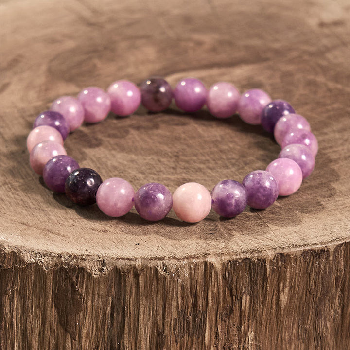 Pulsera de la calma con piedra de Buda, varios cristales, malaquita, lazurita y hemimorfita