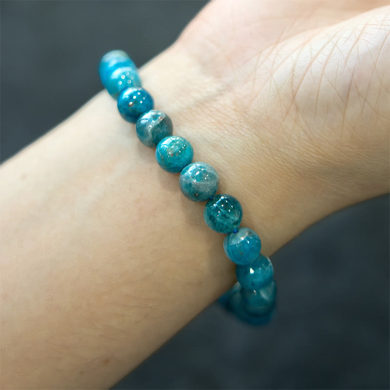 Pulsera de la calma con piedra de Buda, varios cristales, malaquita, lazurita y hemimorfita