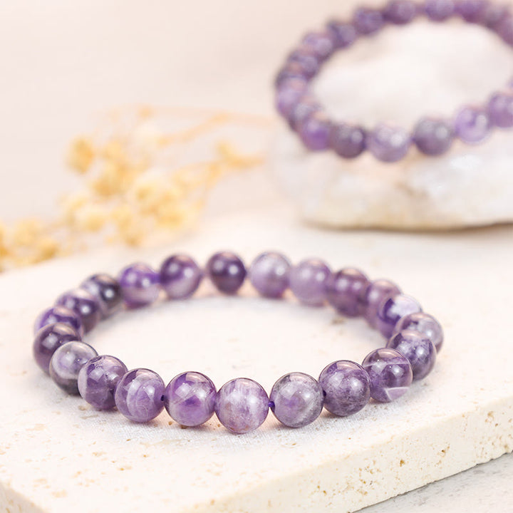 Pulsera de la calma con piedra de Buda, varios cristales, malaquita, lazurita y hemimorfita