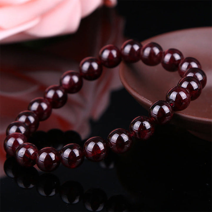 Pulsera de la calma con piedra de Buda, varios cristales, malaquita, lazurita y hemimorfita