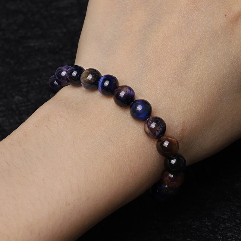 Pulsera de la calma con piedra de Buda, varios cristales, malaquita, lazurita y hemimorfita