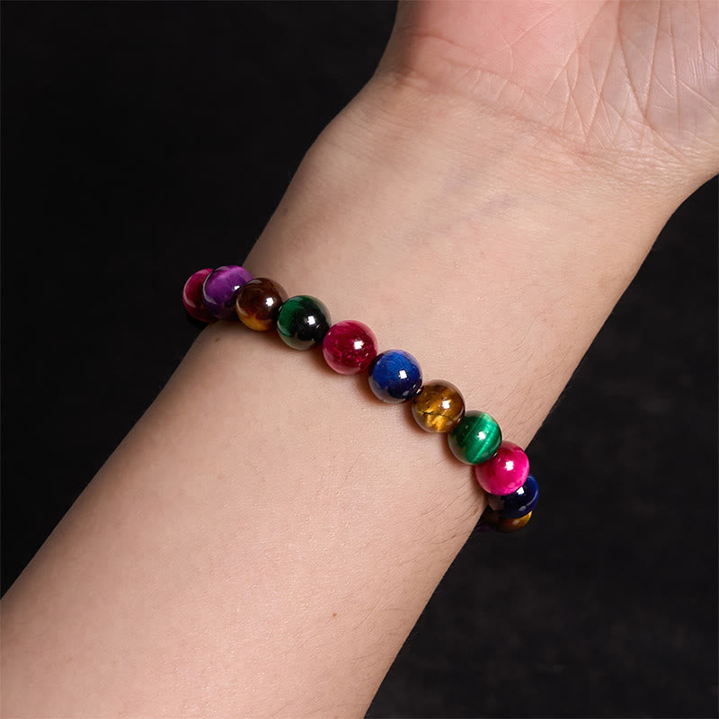 Pulsera de la calma con piedra de Buda, varios cristales, malaquita, lazurita y hemimorfita
