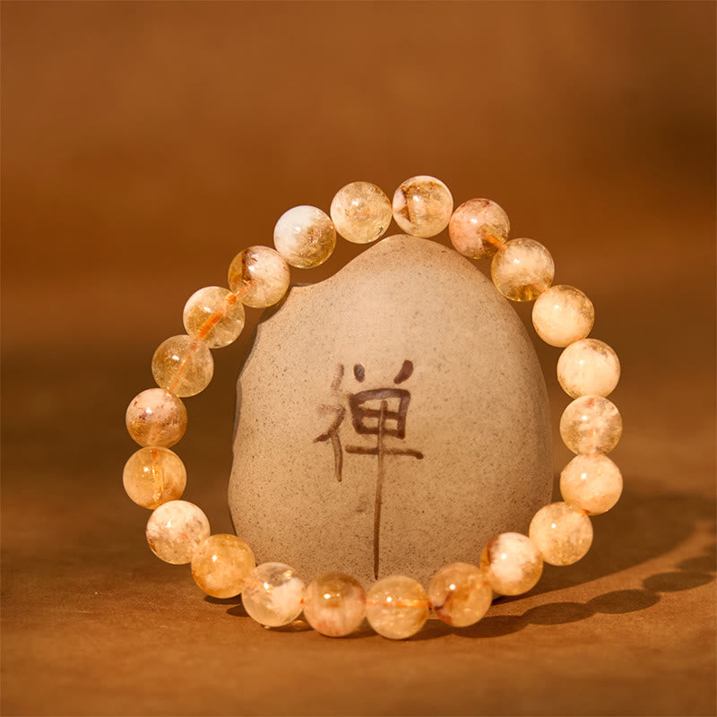 Pulsera de la calma con piedra de Buda, varios cristales, malaquita, lazurita y hemimorfita
