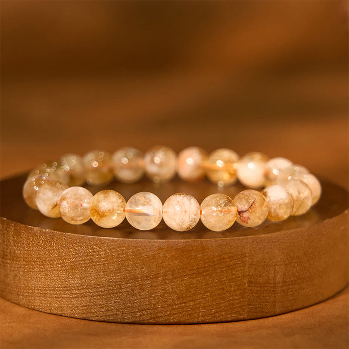 Pulsera de la calma con piedra de Buda, varios cristales, malaquita, lazurita y hemimorfita