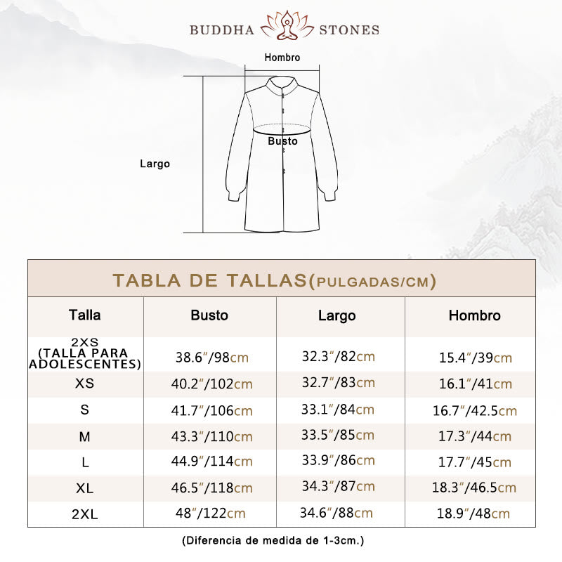 Conjunto de ropa de práctica de Zen Tai Chi Qigong, Buddha Stones , Grulla Blanca, algodón, lino, meditación, oración espiritual