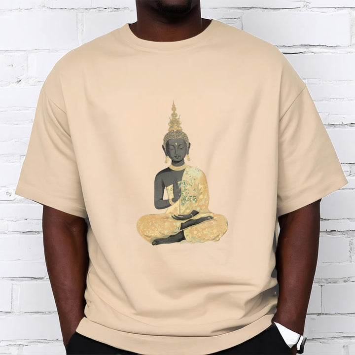 Camiseta de algodón con estampado de Buddha Stones de Buda - image 2