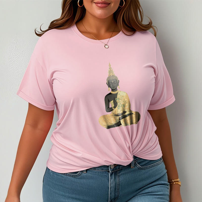 Camiseta de algodón con estampado de Buddha Stones de Buda - image 19