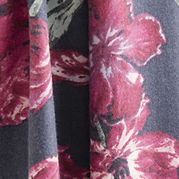 Chal tibetano con Buddha Stones , elegante estampado de flores, bufanda suave y cálida para otoño e invierno