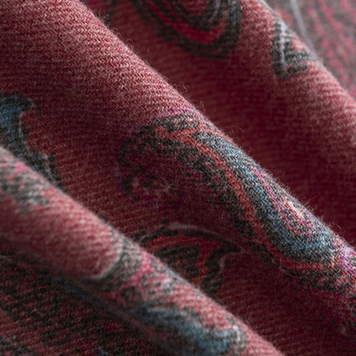Chal con estampados de cachemira tibetano y Buddha Stones para otoño e invierno, suave y cálido