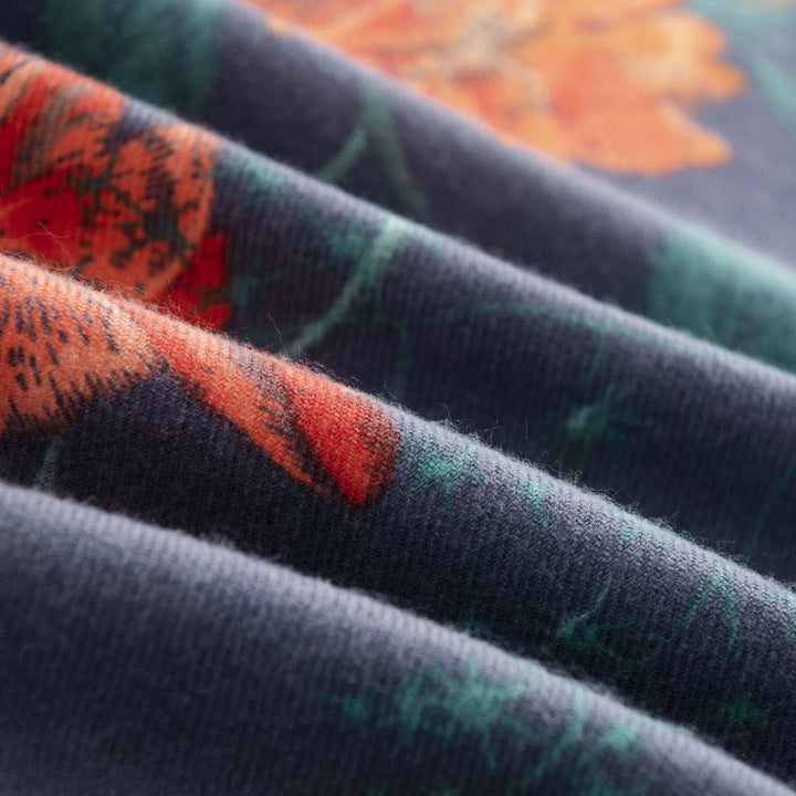 Chal con estampado de rosas multifloras tibetanas y Buddha Stones, bufanda cálida y acogedora para otoño e invierno