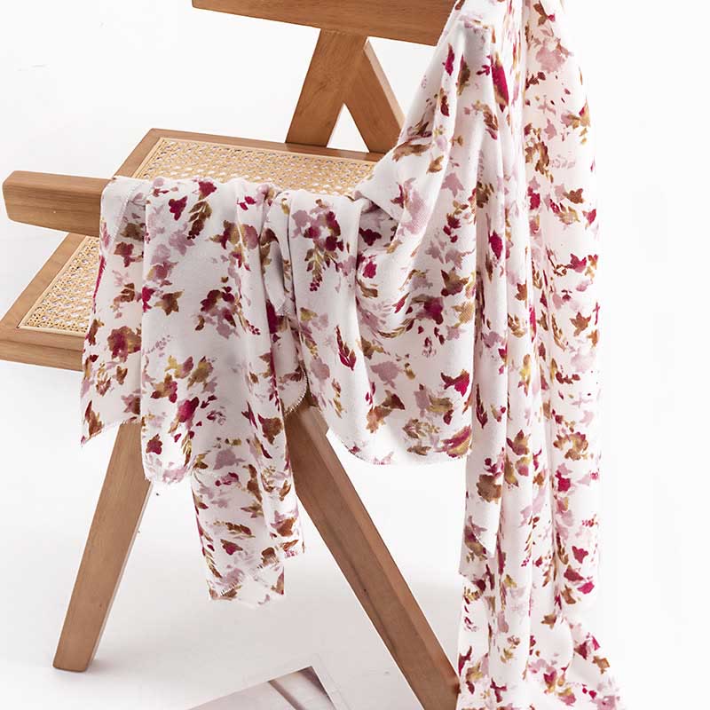 Chal con estampado de hojas caídas y flores tibetanas con Buddha Stones para otoño e invierno, bufanda cálida y acogedora para viajes