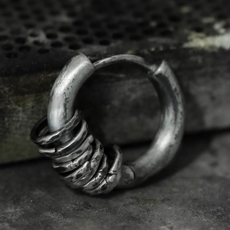 Pendientes de protección hechos a mano con Buddha Stones en plata de ley 925