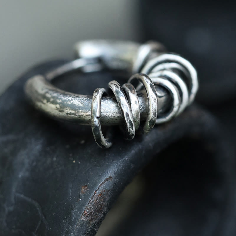 Pendientes de protección hechos a mano con Buddha Stones en plata de ley 925