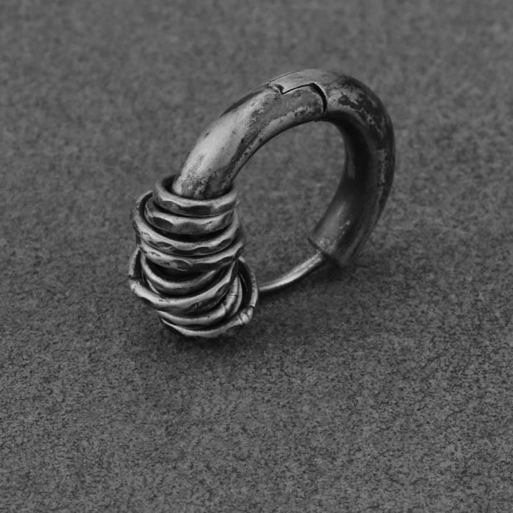 Pendientes de protección hechos a mano con Buddha Stones en plata de ley 925