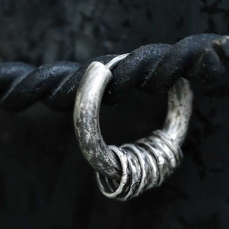 Pendientes de protección hechos a mano con Buddha Stones en plata de ley 925