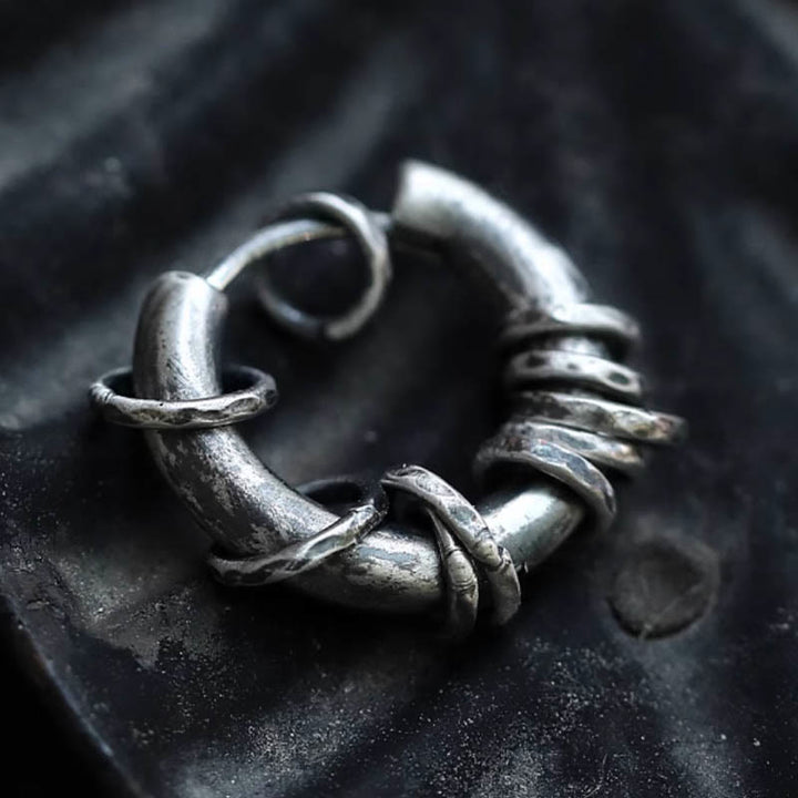 Pendientes de protección hechos a mano con Buddha Stones en plata de ley 925