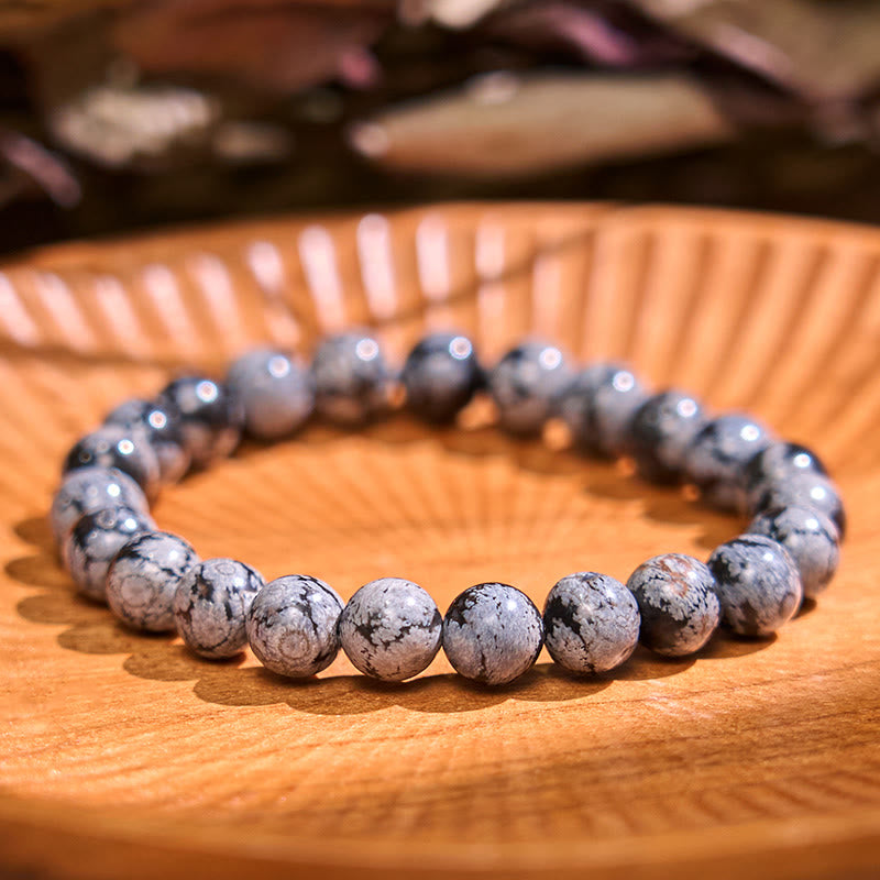 Pulsera de equilibrio de conexión a tierra de la serie de colores neutros con Buddha Stones que conducen de regreso a la Tierra