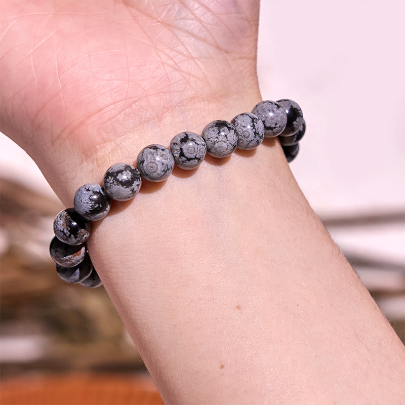 Pulsera de equilibrio de conexión a tierra de la serie de colores neutros con Buddha Stones que conducen de regreso a la Tierra