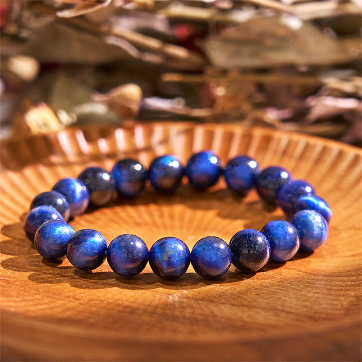 Pulsera de tranquilidad y amor con Buddha Stones que restauran la calma en colores fríos